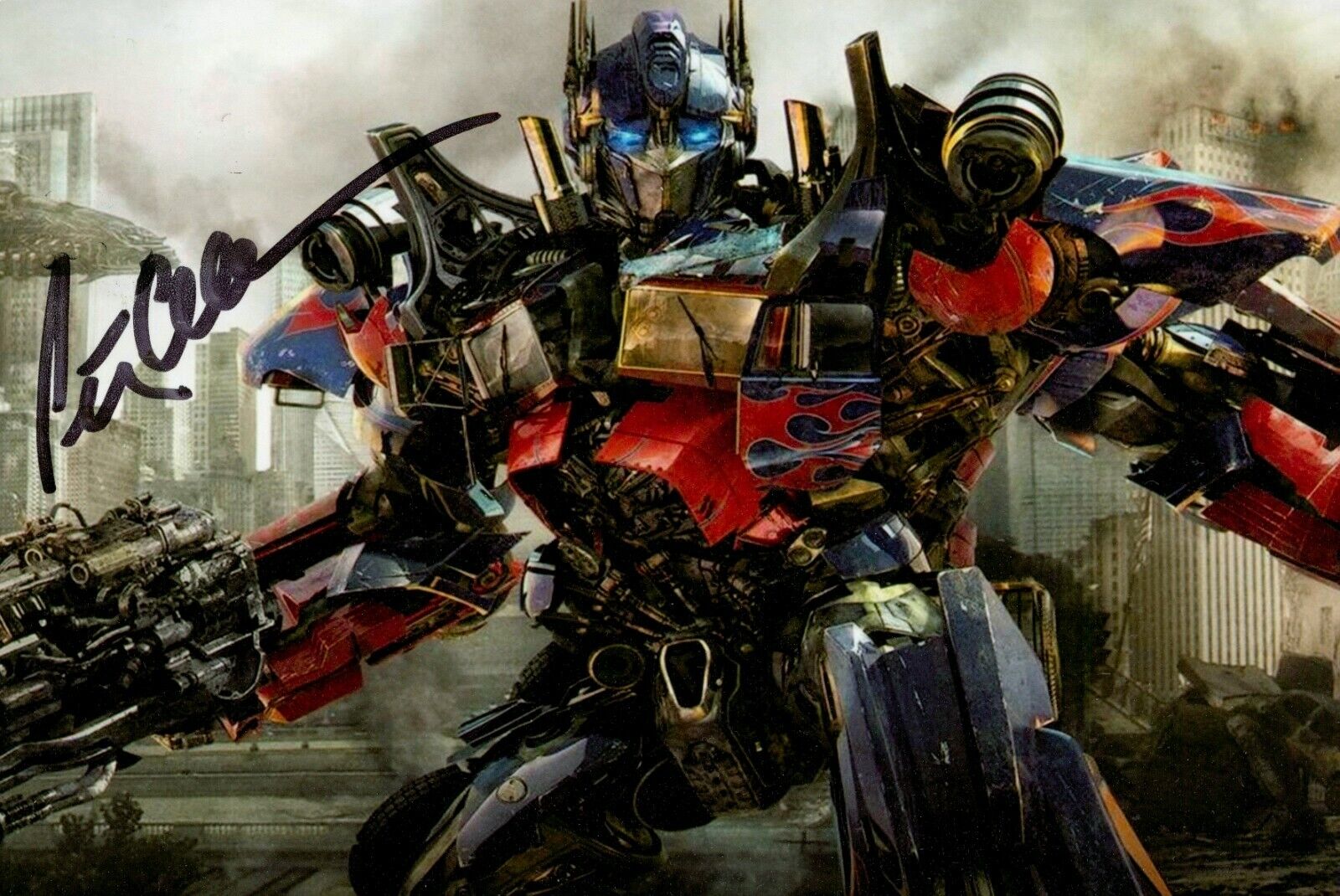 Peter Cullen Signed 6x4 Photo Poster painting Transformers Optimus Prime Voice Autograph + COA