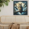 Diamond Painting-DIY Full Round Drill Owl(45x45cm)
