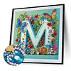 Butterfly Flower M 5D Partial Drill DIY Diamond Painting Kit 30*30cm