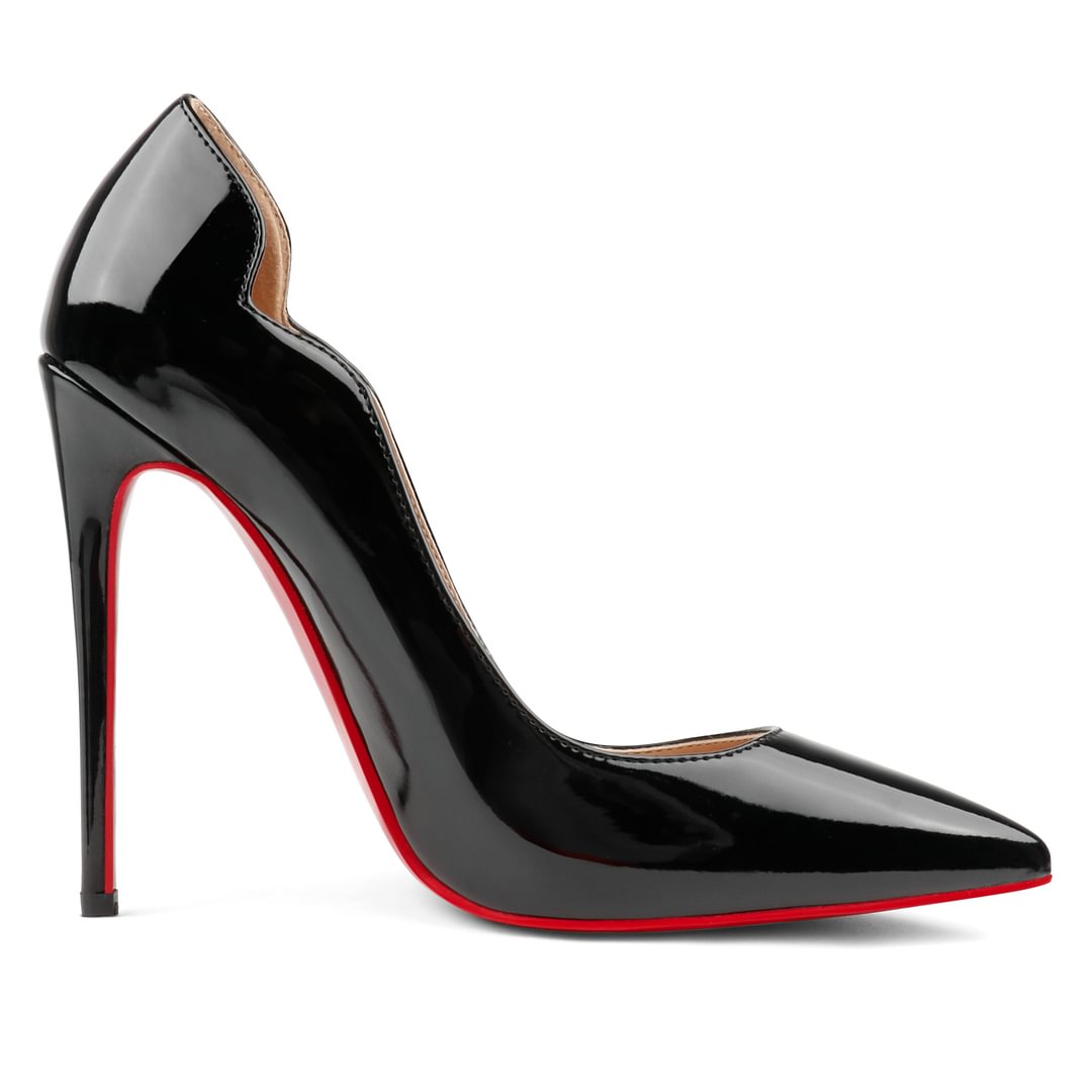 Classic Women's Red Bottom High Heels for Party Wedding Pumps-MERUMOTE