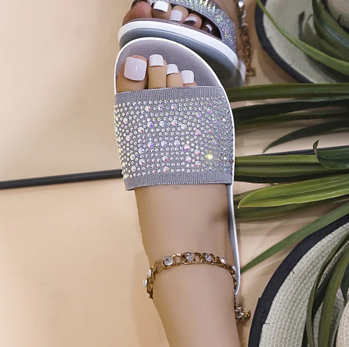 Qengg New Women's Casual Slippers Fashion Fly Woven Mesh Beach Flats Outdoor Polyurethane Light Platform Sandals Sand&aacute;lia Flip Flop