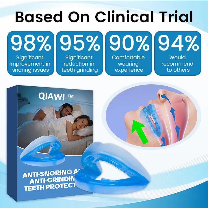 🌙 SILENT NIGHTS, STRONG TEETH! 🦷 QIAWI&trade; Anti-Snoring Guard 🔵✨