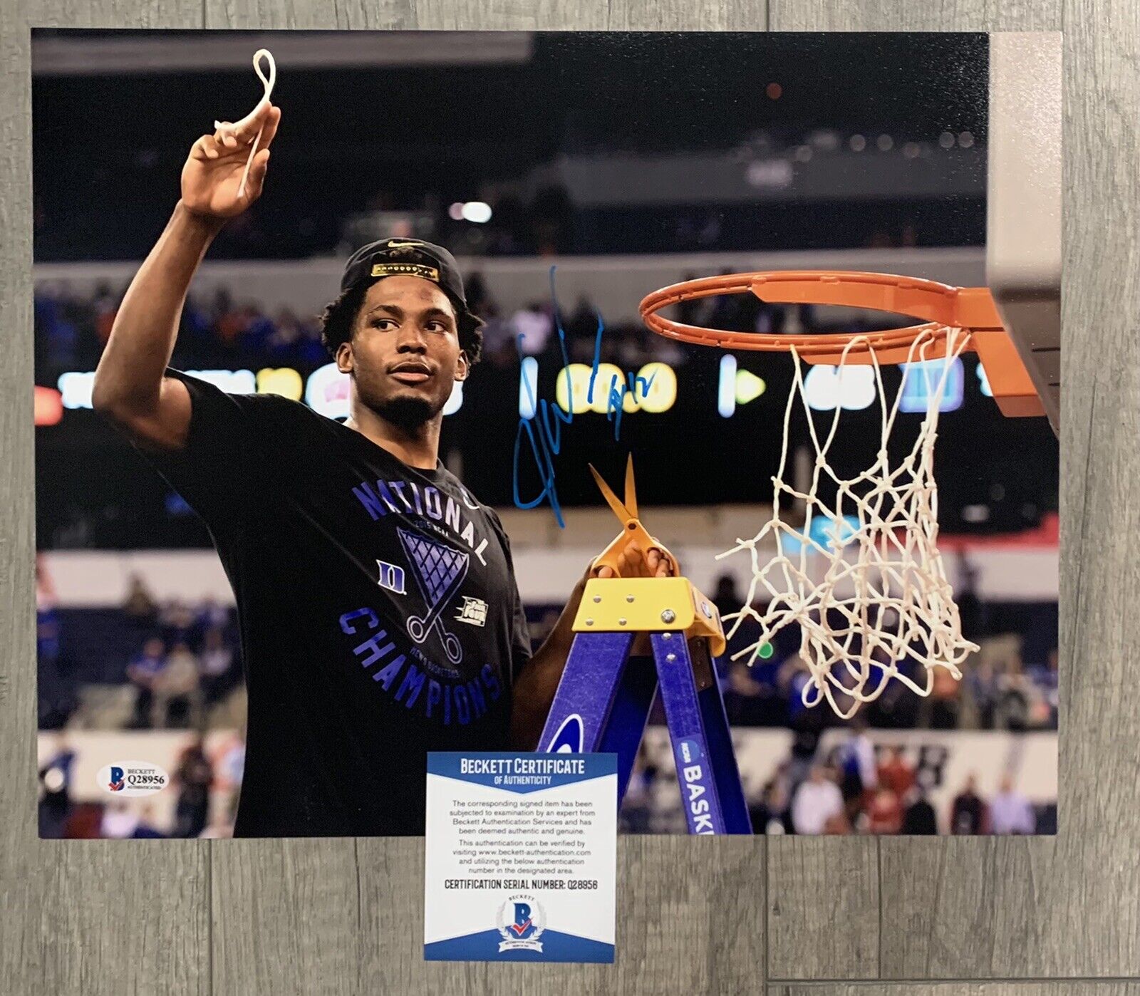 justise winslow signed autographed 11 x 14 Photo Poster painting beckett bas coa