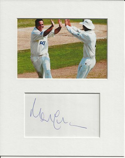 Mark Ealham cricket genuine authentic autograph signature and Photo Poster painting AFTAL COA