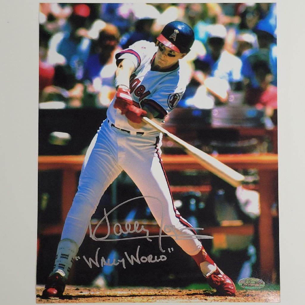 Wally Joyner signed Wally World