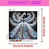 Robe lumineuse beaut&eacute; 5d bricolage diamant art peinture kits foret partiel gemme 30x30cm