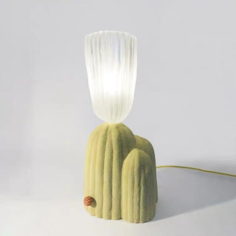 Modern Cactus Resin Table Lamp