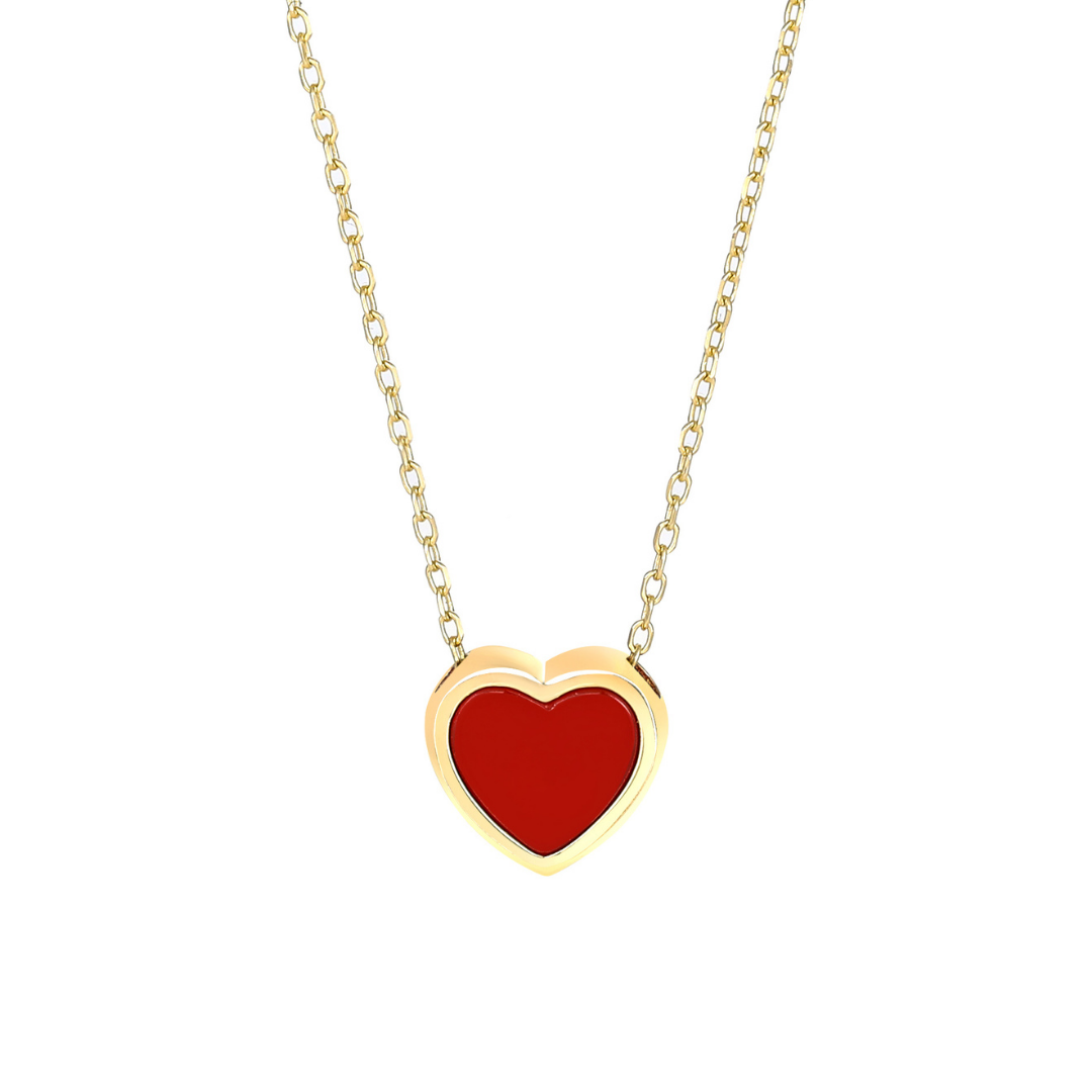 Minimal Heart Necklace