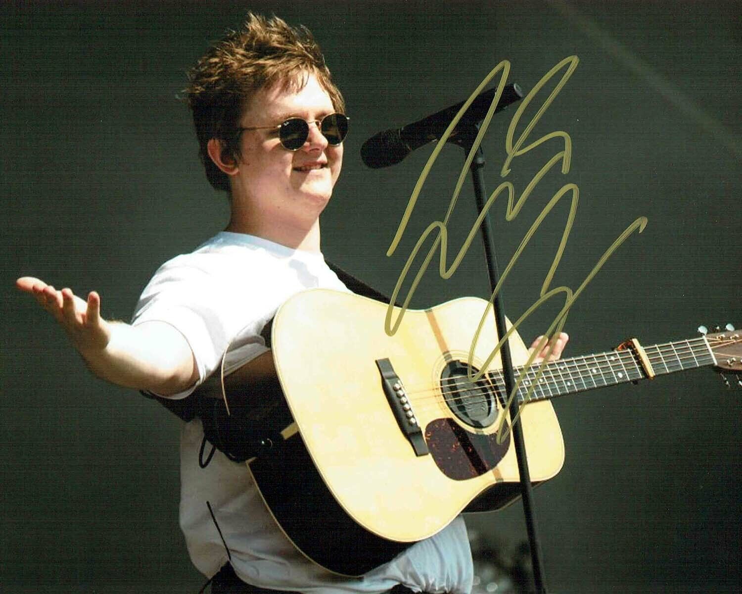 Lewis CAPALDI SIGNED Autograph 10x8 Photo Poster painting D AFTAL COA Scottish Singer Musician