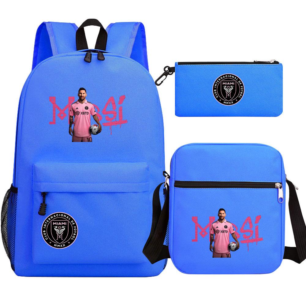 Mayoulove Lionel Messi Backpack Lightweight Design with Adjustable Straps for School Use-Mayoulove