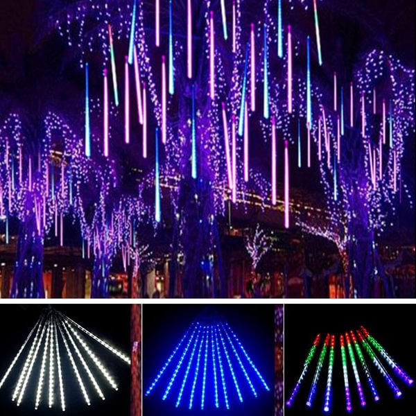 Christmas LED Meteor Shower Garland Decoration Lights For Holiday Strip Light Outdoor Waterproof Fairy Lights For Home Eave Tree - Shop Trendy Women's Fashion | TeeYours