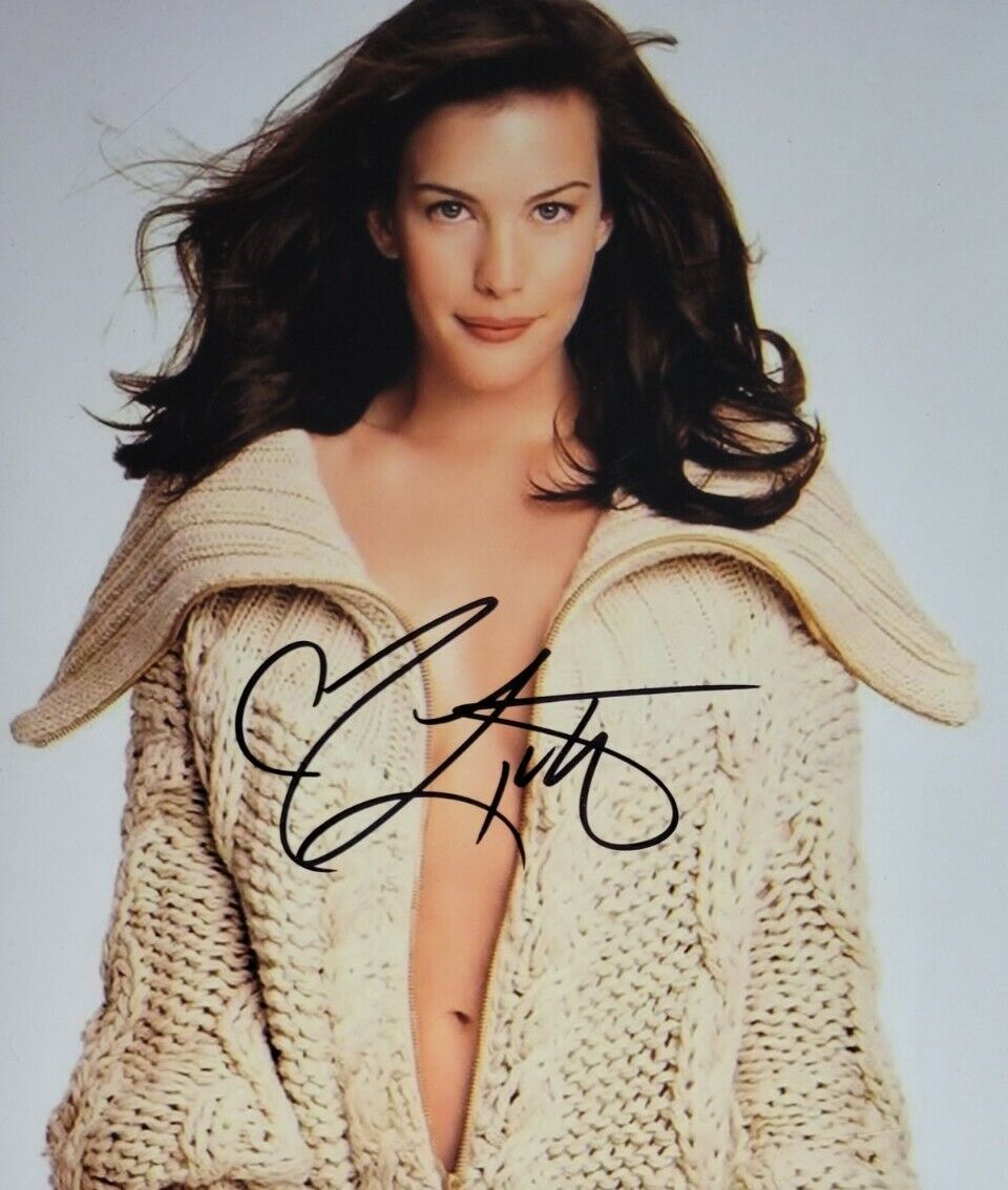 Liv Tyler Authentic Autographed 8x10 Photo Poster painting w/ COA