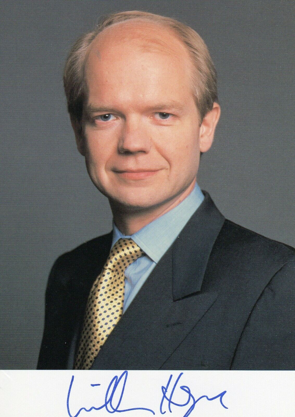 WILLIAM HAGUE AUTOGRAPH, BRITISH POLITICS