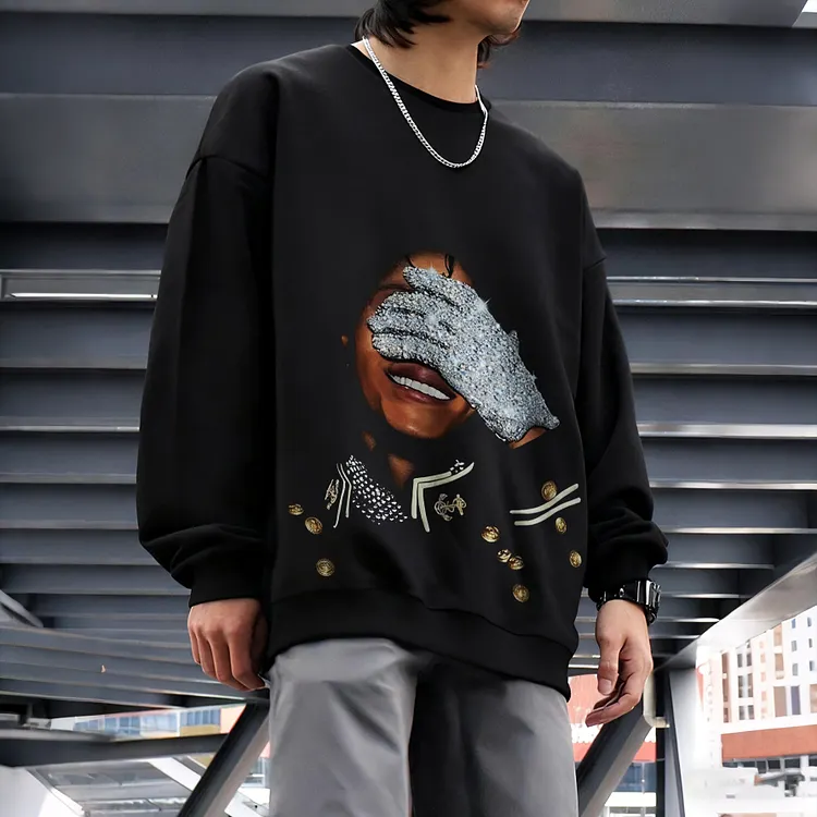 Michael Jackson Printed Men's Sweatshirt