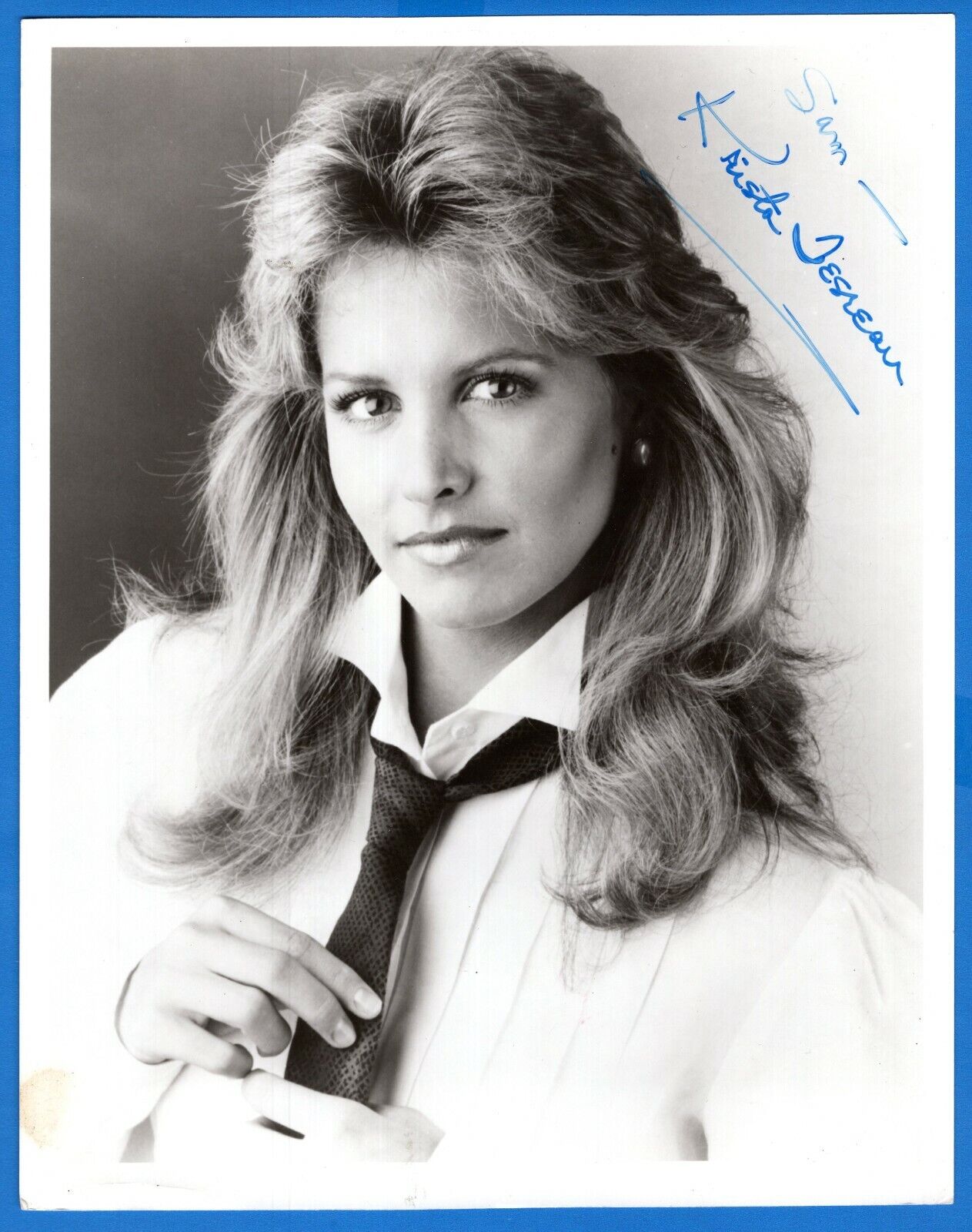 Krista Tesreau Actress Hand Signed Autograph 8x10 Photo Poster painting