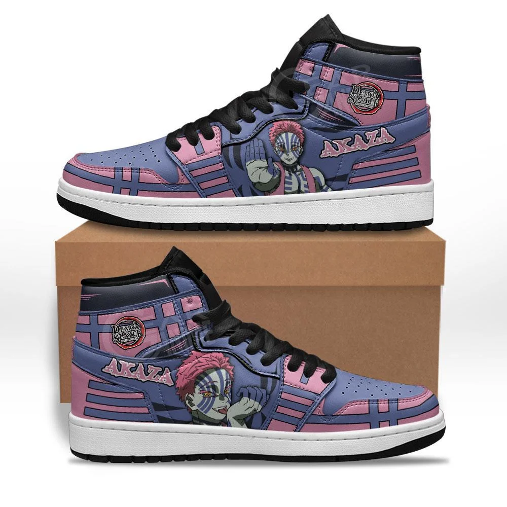 Demon Akaza Sneakers Custom Anime Demon Slayer Shoes