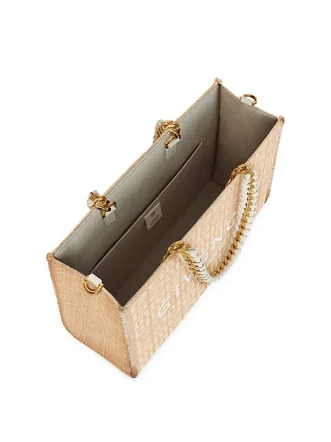 Givenchy Small G Tote Shopping Bag In 4G Jute