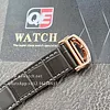 Cartier Santos Large Skeleton WHSA0018 Rose Gold Hand Wind leather strap 40mm Super Clone