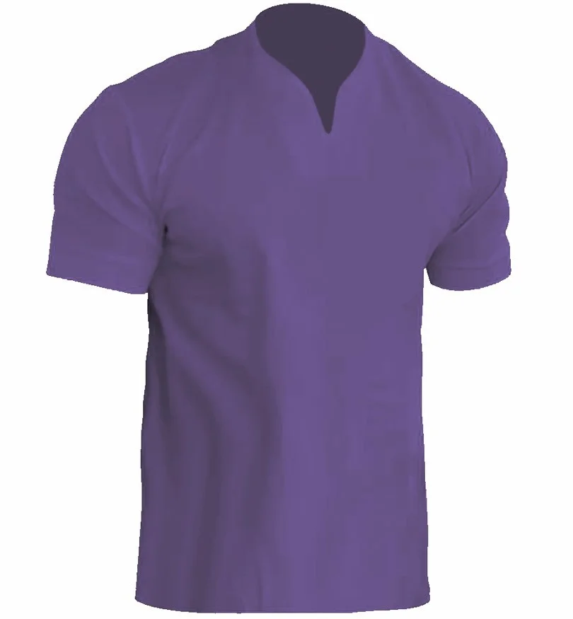 Uveng Uveng Men's Fitness Plus-Size Sports T-Shirt Men's Elastic Cotton Pocket Short-Sleeved Summer V-Neck Polo Shirt