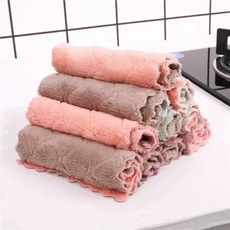 Fashion Solid Color Synthetic Fibre Dish Towel 1 Piece