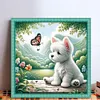 West Highland White Terrier-11CT Stamped Cross Stitch 40*40cm/15.75*15.75in