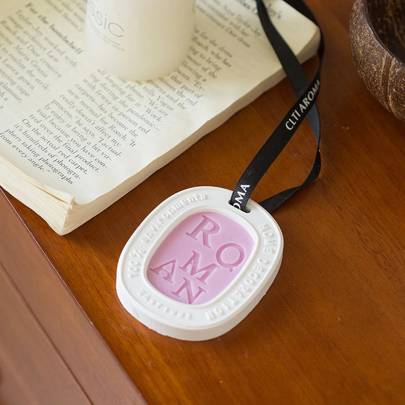 Aromatherapy Gypsum Wax Slice Home Wardrobe Aroma Solid Perfume Accompanying Gift Car Fragrance Pendant