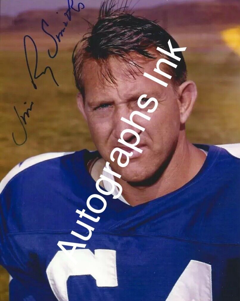 Jim Ray Smith Autographed 8x10 Dallas Cowboys#6