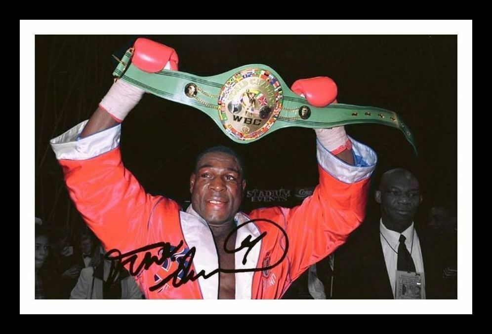 Frank Bruno Autograph Signed & Framed Photo Poster painting 2