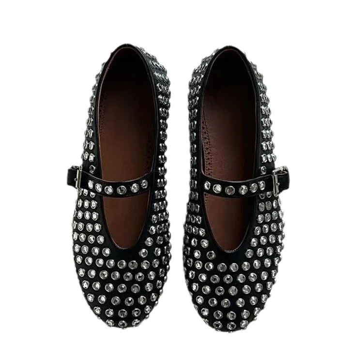 Studded Moccasin For Women Radinnoo.com