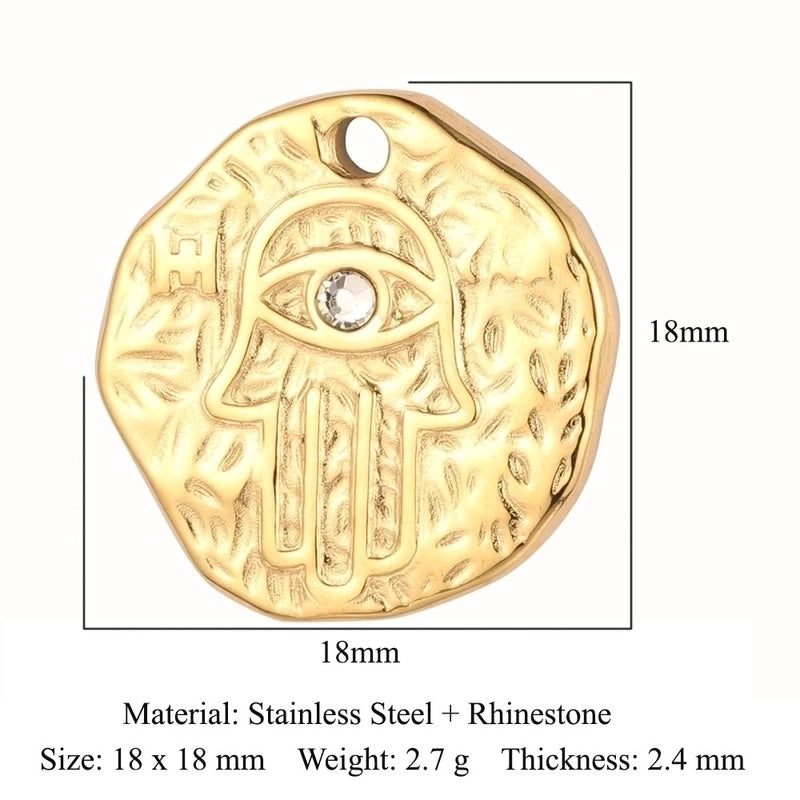 3 Pieces Streetwear Sun Titanium Steel Plating Inlay Rhinestones Zircon 18k Gold Plated Jewelry Accessories