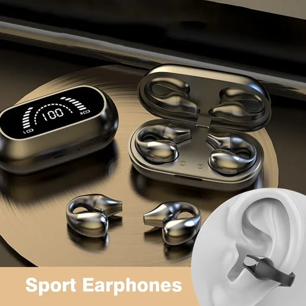 Wireless Ear Clip Bone Conduction Headphones socialshop