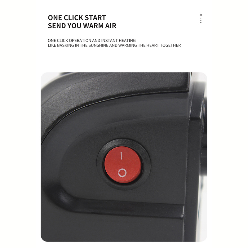 Likron Watches Compact Plug-in Wall Heater with Digital Timer Adjustable Speed Portable Mini Electric Fan Warmer for Small...