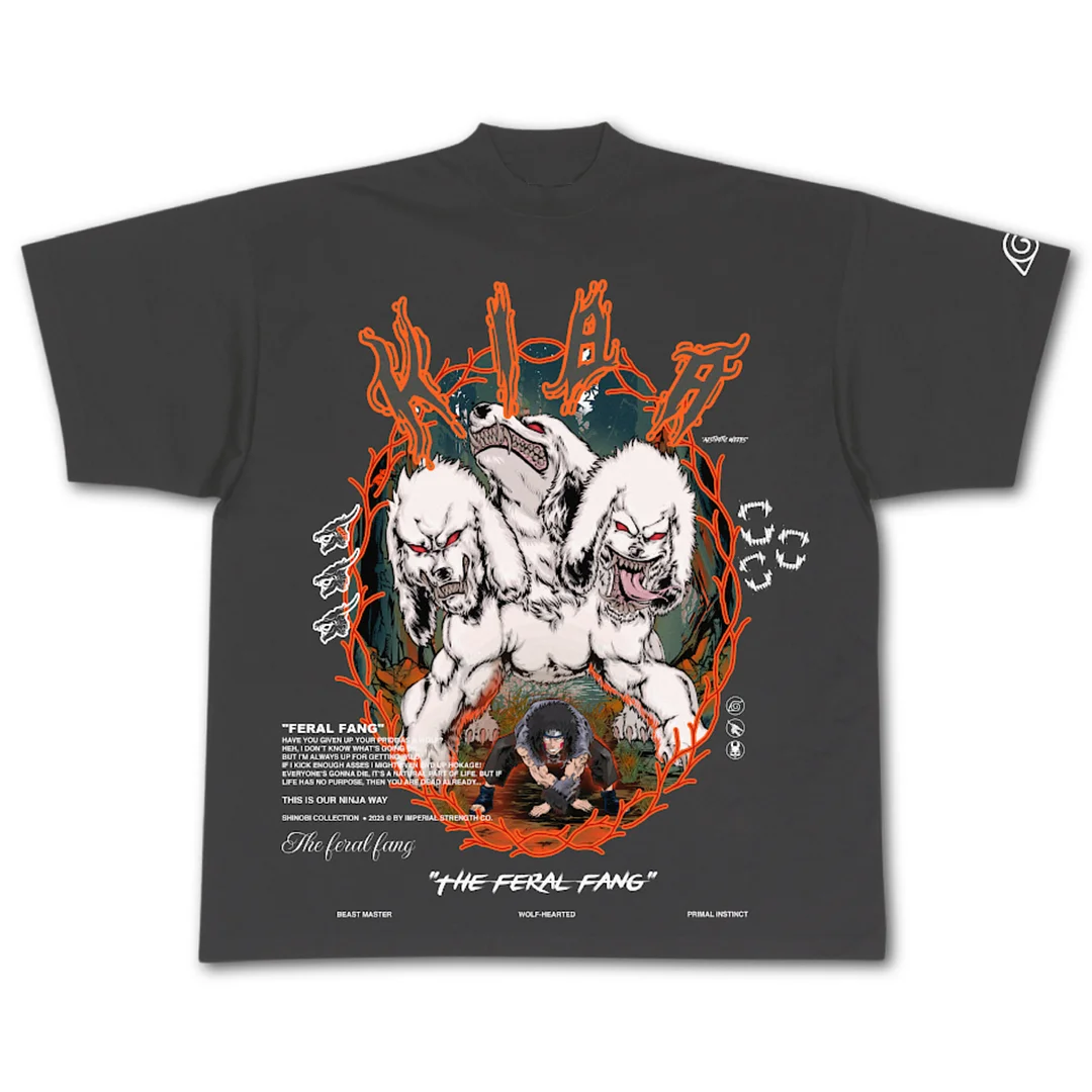 'Feral Fang' Perfect Oversized Tee