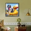 Diamond Painting-DIY Round Part AB Drill Dog(45*45CM)
