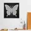DIY Pearl Painting Butterfly for Home Wall Decor(25x25cm)