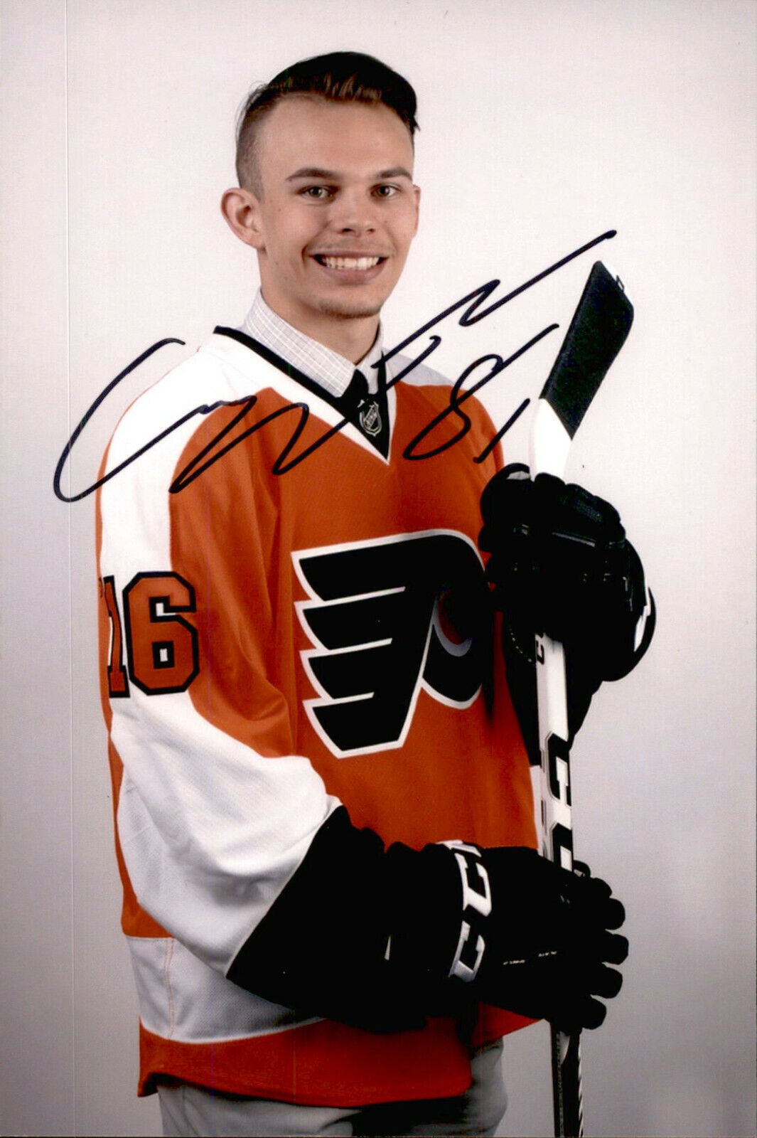 Carsen Twarynski SIGNED 4x6 Photo Poster painting PHILADELPHIA FLYERS / SEATTLE KRAKEN #3