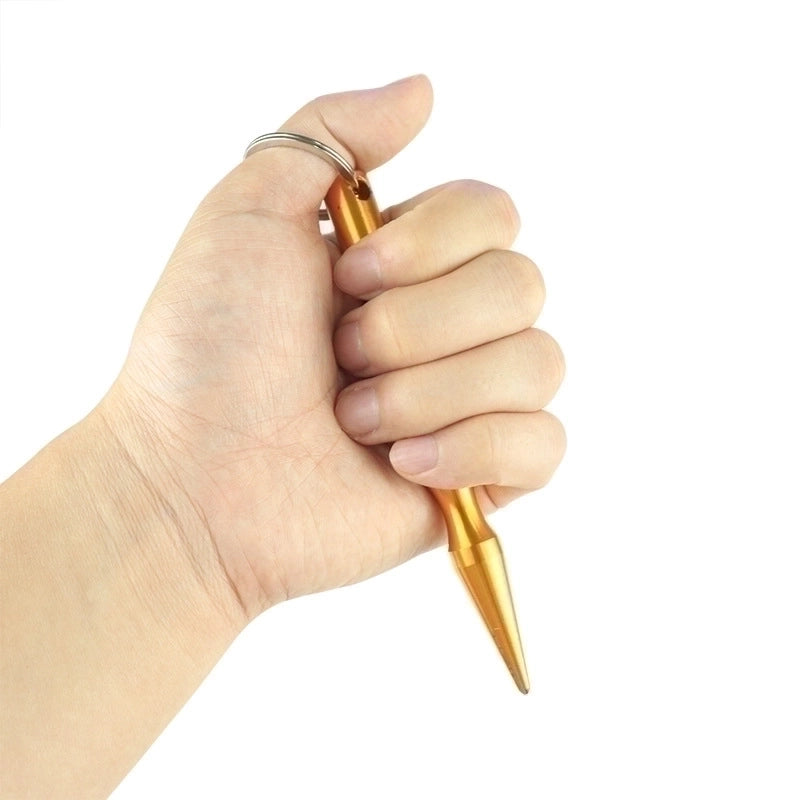 Geometric Pattern Solid Color Outdoor Aluminum Alloy Self-defense Stick