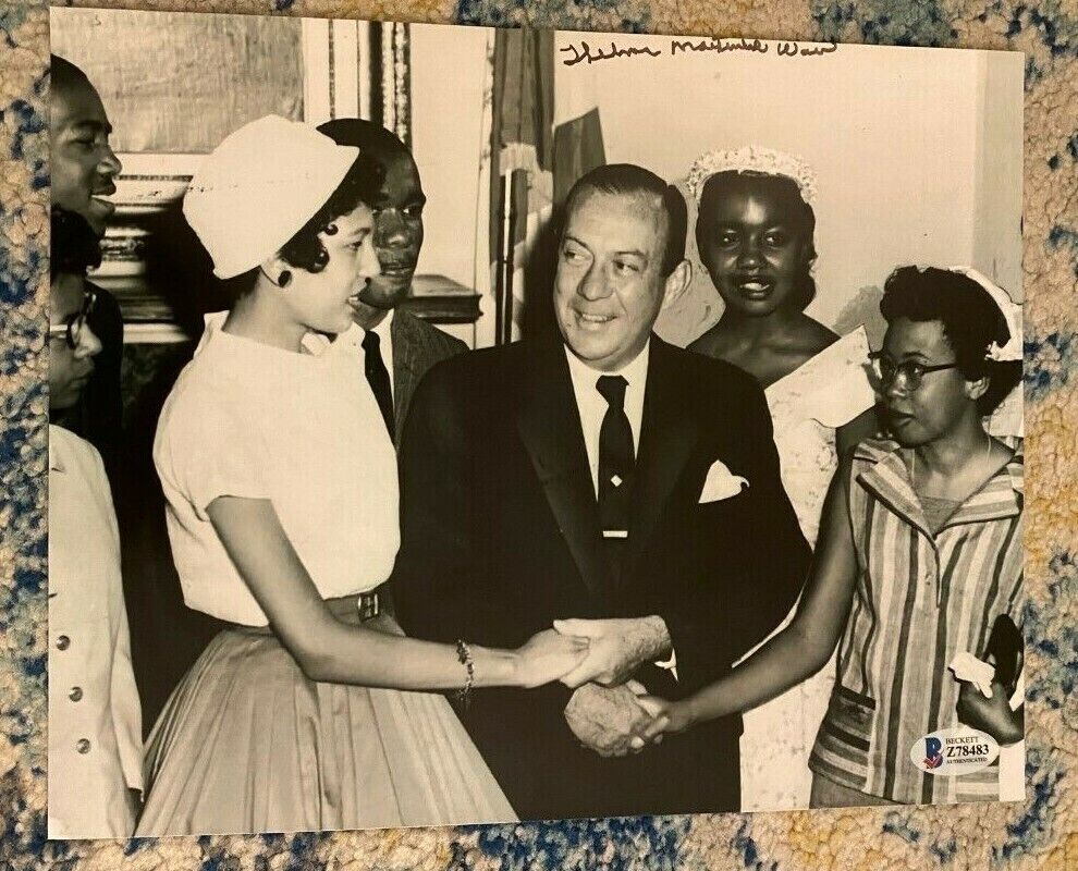 Thelma Mothershed-Wair signed autographed 8x10 Photo Poster painting Little Rock Nine COA