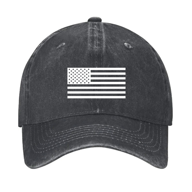Classic American Flag Print For Men Hat