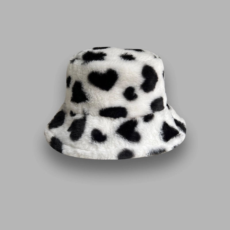 Women’s Vintage Style Heart Shape Curved Eaves Bucket Hat