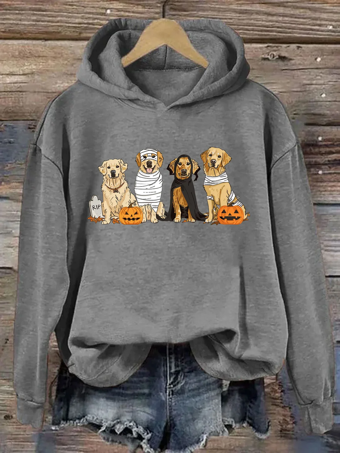 Golden Retriever Ghost Dogs Hoodie