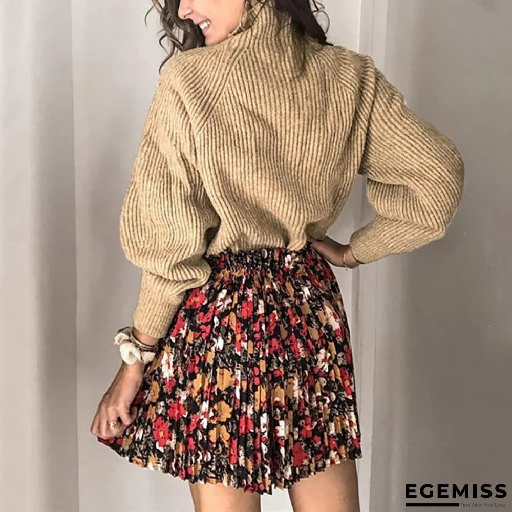 High Neck Winter Casual Sweaters | EGEMISS