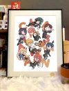 Chibi Ver. Chainsaw Man Decorative Painting - Chainsaw Man - Xingkong Studio