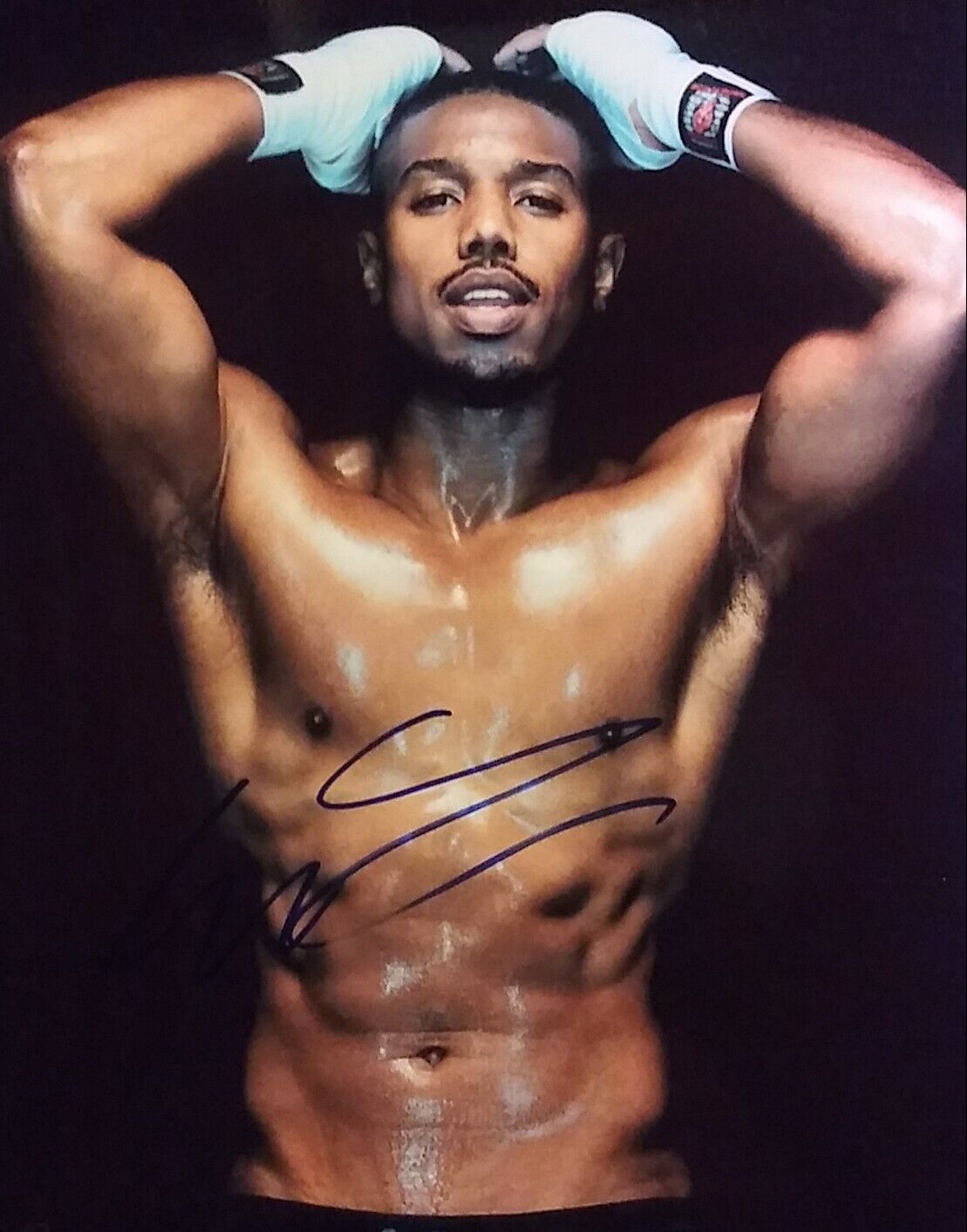 Michael B Jordan signed 8 x 10