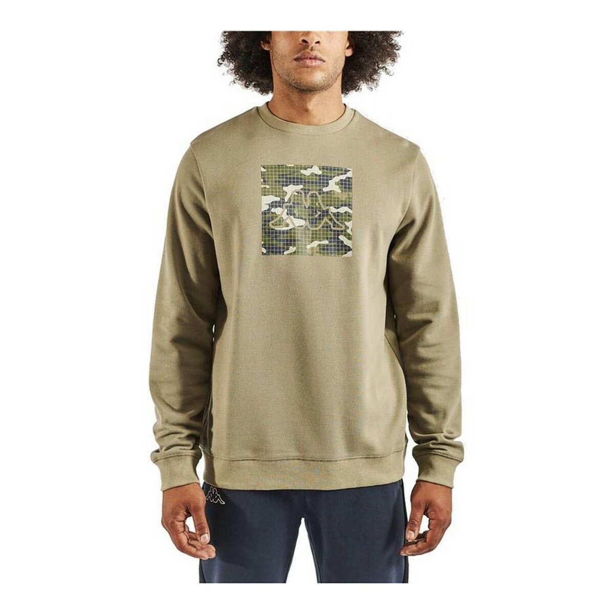 Men&rsquo;s Sweatshirt without Hood Kappa Isoa Brown - sale.kim -  endless selection of finest brands