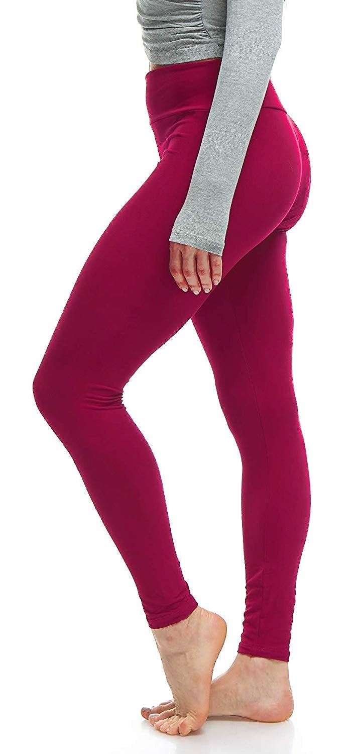 women's Quality High Waisted Leggings - Workout & Yoga Pants Plus