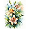 Lily-11CT Stamped Cross Stitch 30*40cm/11.81*15.75in