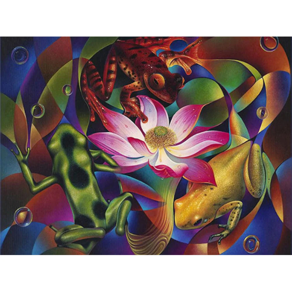 Diamond Painting - Full Round/Square Drill - Abstract Flower(30*40 - 50*60cm)