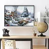 Snow Scene-11CT Stamped Cross Stitch 30*50cm