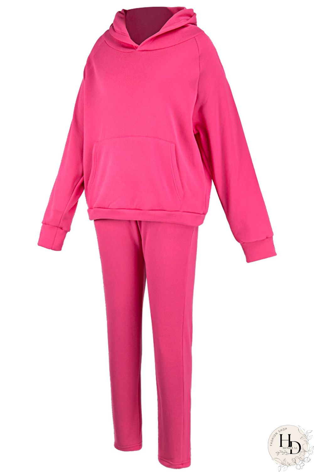 Blue Sportswear Nylon Solid Pocket Hooded Collar Long Sleeve Regular Sleeve Two Pieces